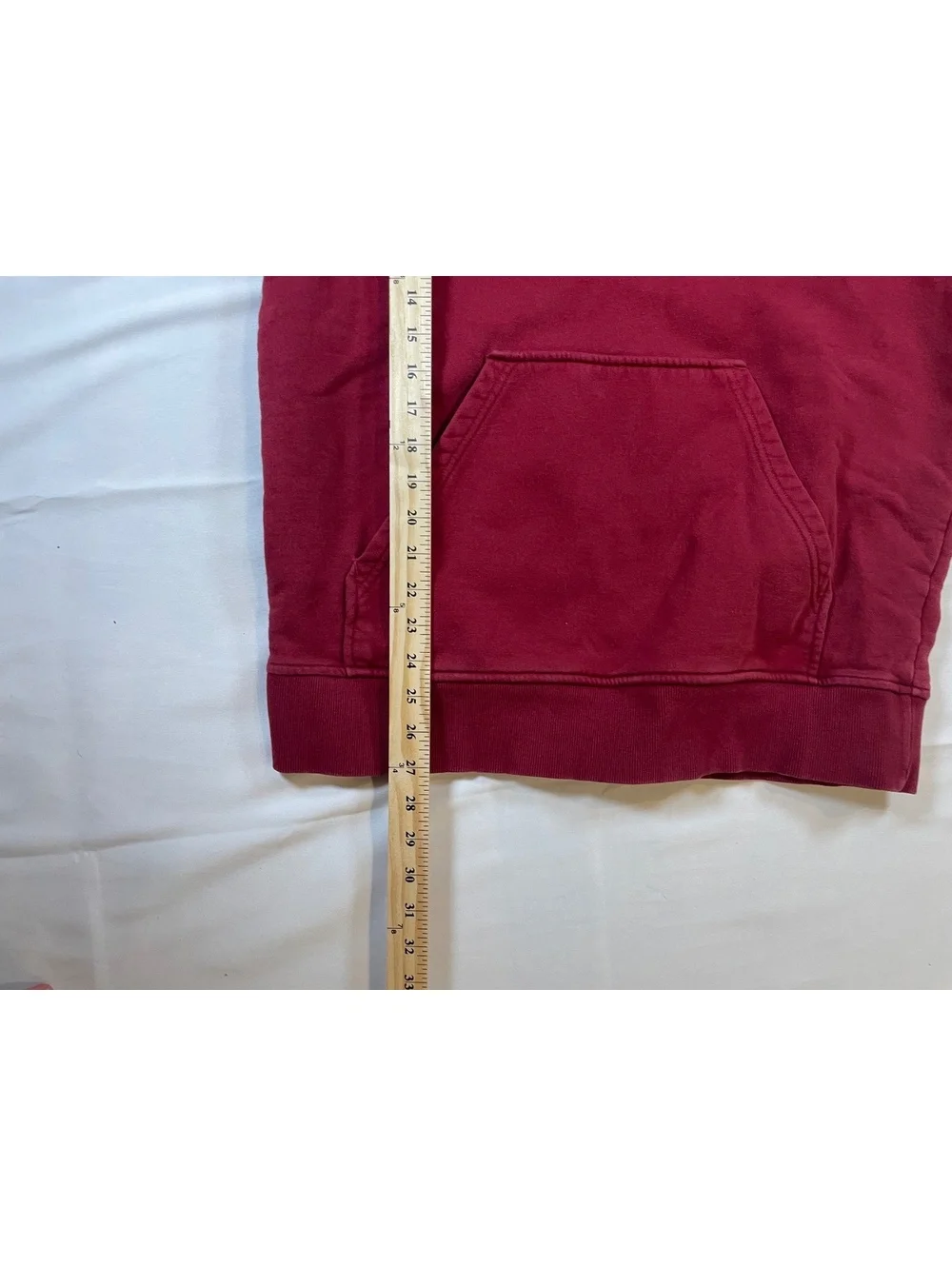 Adidas Originals Trefoil Hoodie Mens Small Maroon Burgundy Pullover Sweatshirt
